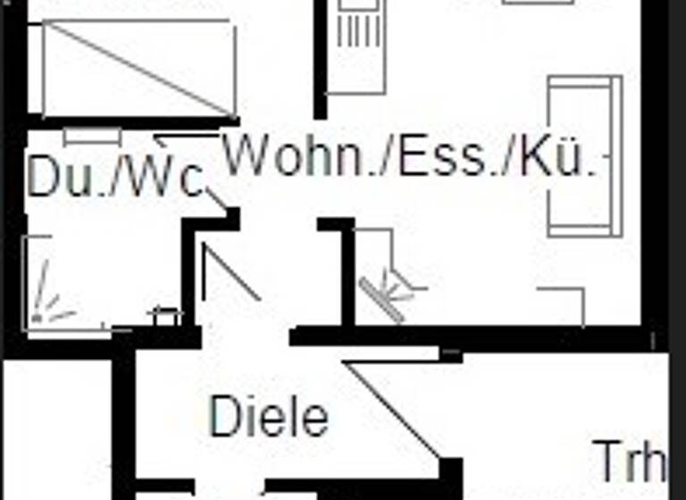 Wohnung zur Miete 718 € 2 Zimmer 32,2 m² 2. Geschoss frei ab 09.04.2026 Schwabstrasse 65 Weinsberg 74189