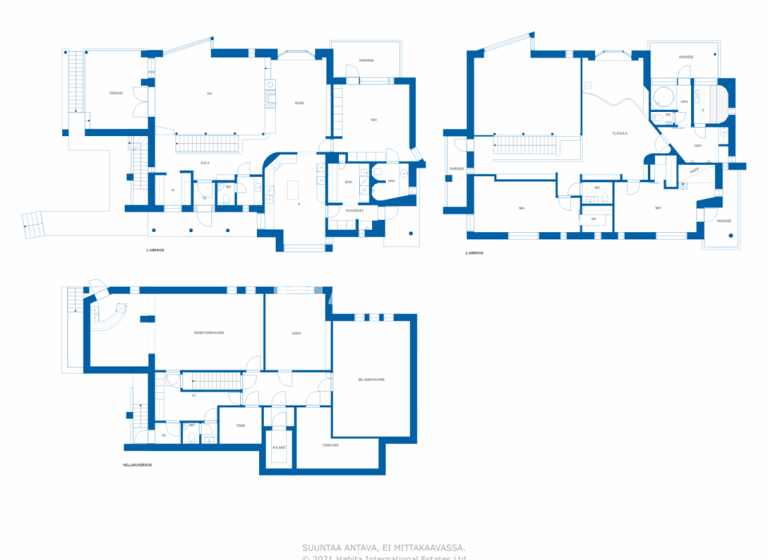 Einfamilienhaus zum Kauf 2.750.000 € 8 Zimmer 287 m² 2.820 m² Grundstück Kallioniementie 11 Helsinki 00870
