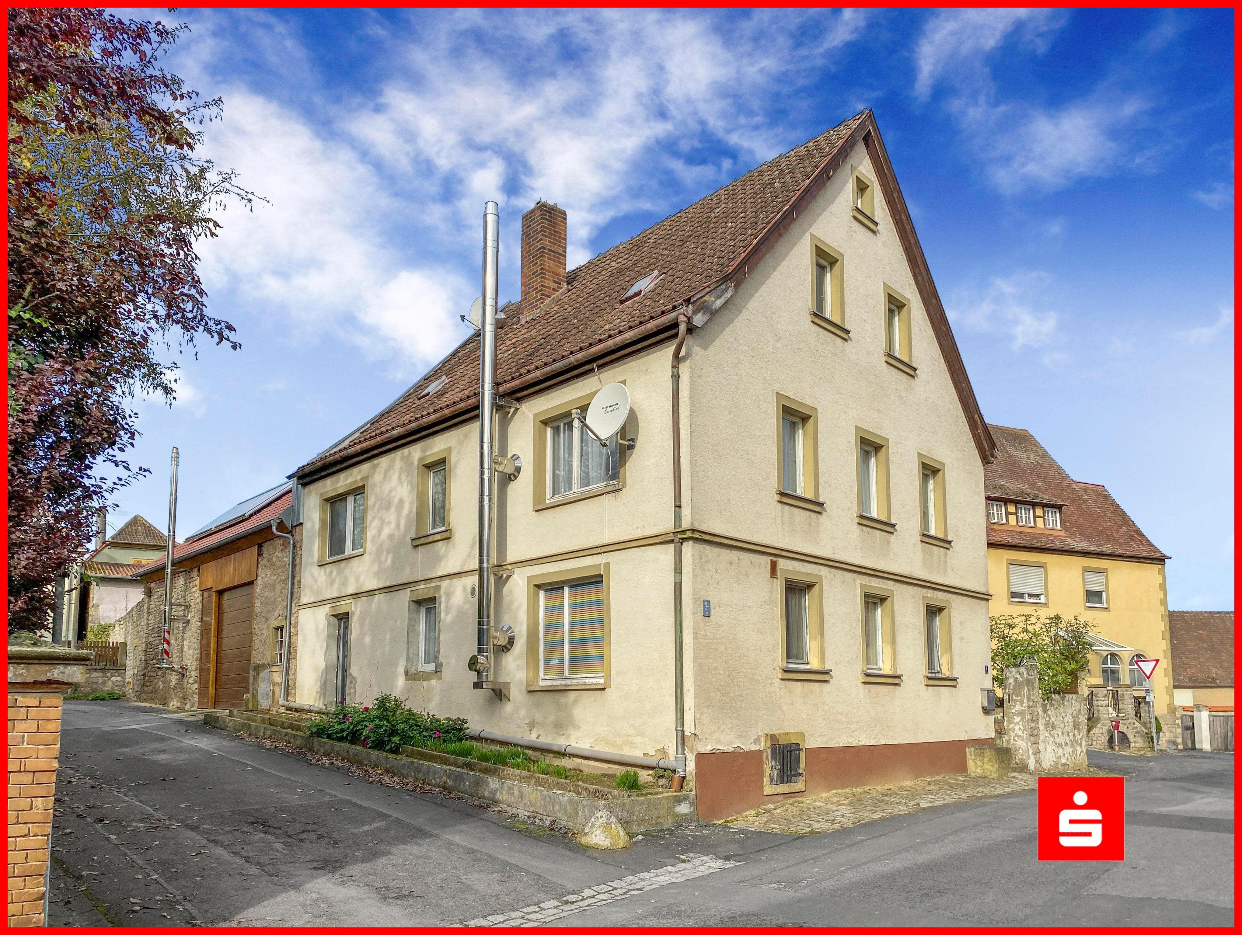 Einfamilienhaus zum Kauf 196.000 € 6 Zimmer 170 m²<br/>Wohnfläche 349 m²<br/>Grundstück Schernau Dettelbach 97337