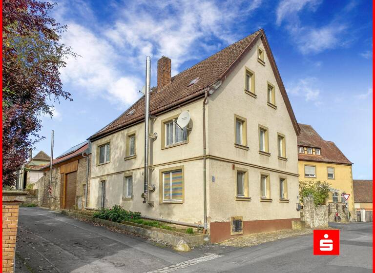Einfamilienhaus zum Kauf 196.000 € 6 Zimmer 170 m²<br/>Wohnfläche 349 m²<br/>Grundstück Schernau Dettelbach 97337