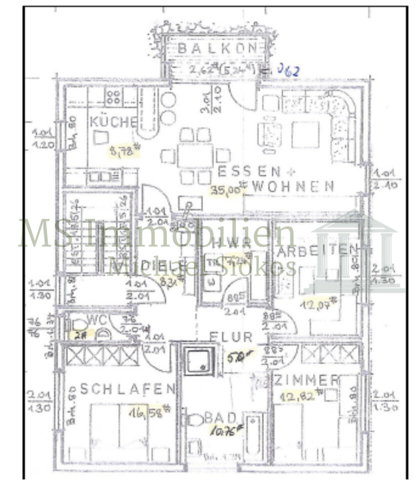 Wohnung zur Miete 1.100 € 4 Zimmer 120 m²<br/>Wohnfläche 01.04.2025<br/>Verfügbarkeit Hofheim Lampertheim-Hofheim 68623