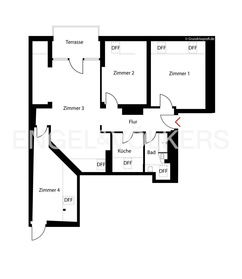 Wohnung zum Kauf 675.000 € 4 Zimmer 104 m²<br/>Wohnfläche 5.<br/>Geschoss Friedrichshain Berlin 10247