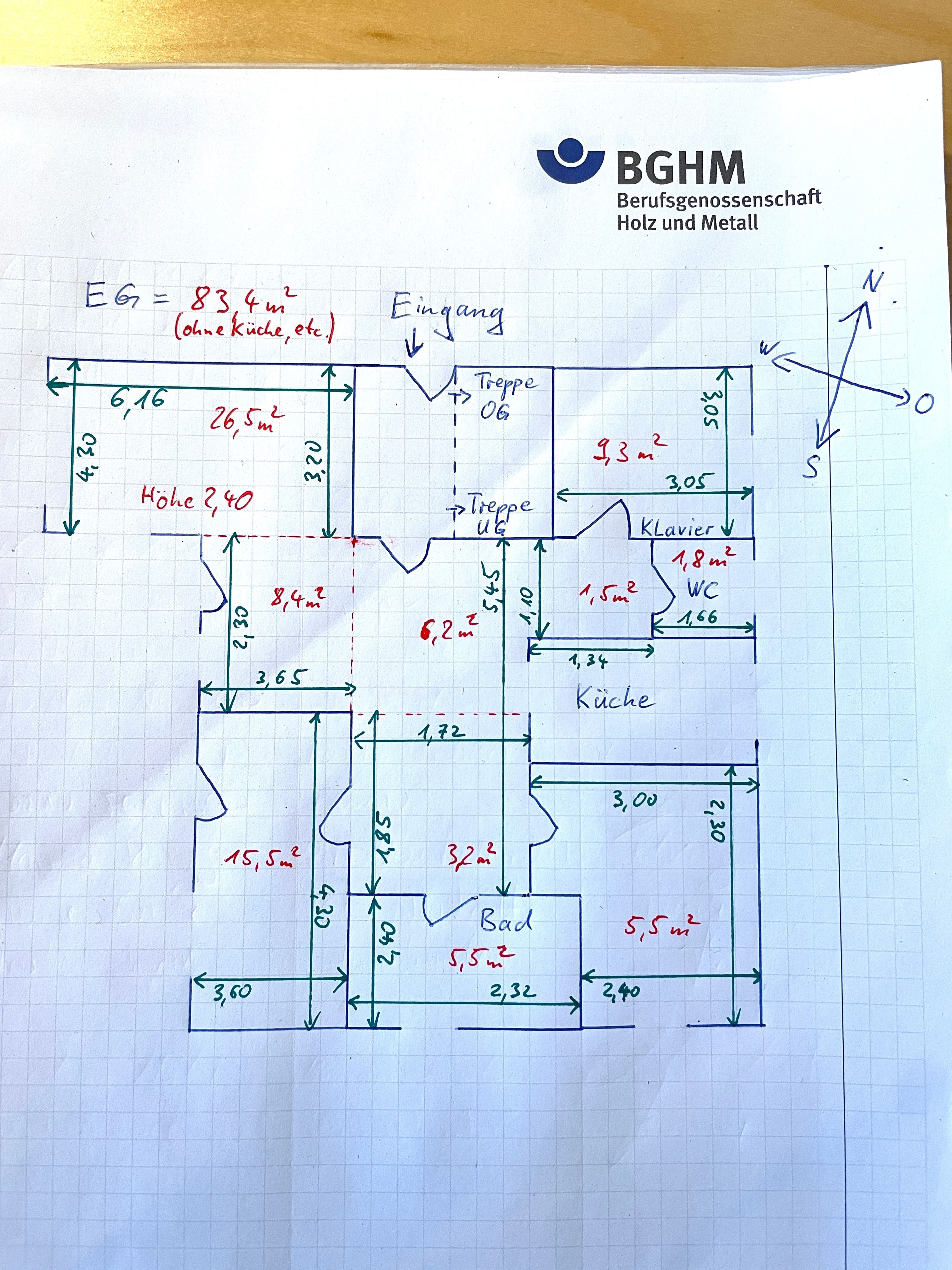 Wohnung zur Miete 1.300 € 4 Zimmer 100 m²<br/>Wohnfläche EG<br/>Geschoss Ahornweg 20 Neckarhausen Nürtingen 72622