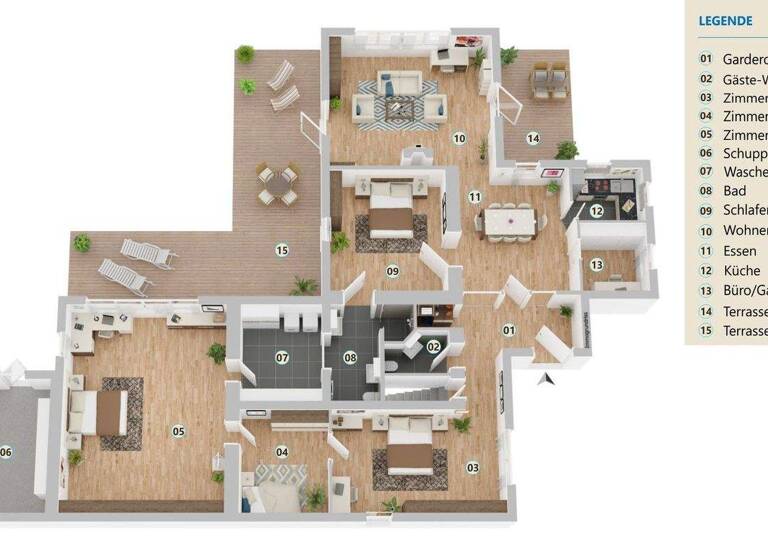 Haus zum Kauf 598.000 € 5,5 Zimmer 195 m² 1.119 m² Grundstück Salzhausen 21376