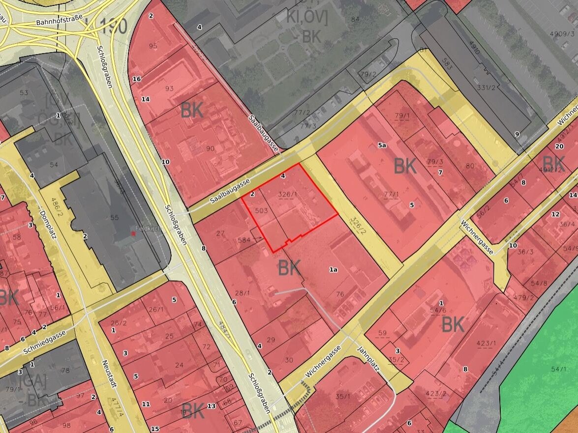 Bürofläche zum Kauf Saalbaugasse 2+4 Feldkirch 6800