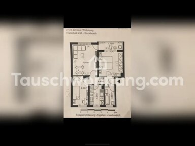 Wohnung zur Miete Tauschwohnung 594 € 2,5 Zimmer 52 m² 2. Geschoss Eckenheim Frankfurt am Main 60435