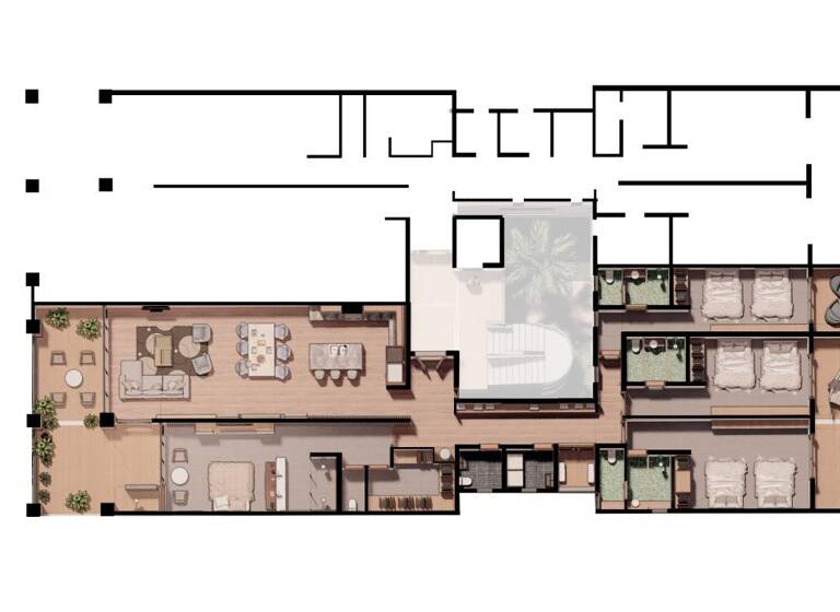 Wohnung zum Kauf 1.160.850 € 356,5 m² Bahía Xcacel 10  77733 Puerto Aventuras  Q.R.  Mex Puerto Aventuras 77733