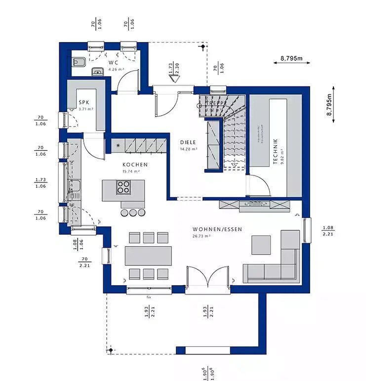 Haus zum Kauf 465.000 € 5 Zimmer 147 m²<br/>Wohnfläche 550 m²<br/>Grundstück Ochsenfurt Ochsenfurt 97199