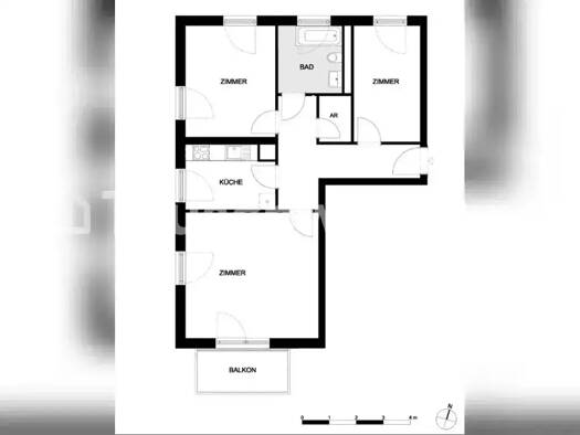 Wohnung zur Miete nur mit Wohnberechtigungsschein Tauschwohnung 510 € 3 Zimmer 75 m² 1. Geschoss Alsterdorf Hamburg 22419