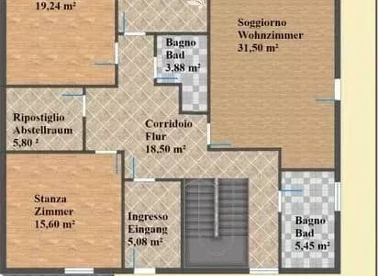 Einfamilienhaus zum Kauf 1.100.000 € 9 Zimmer 499 m² via Nazionale 61 Branzoll 39051