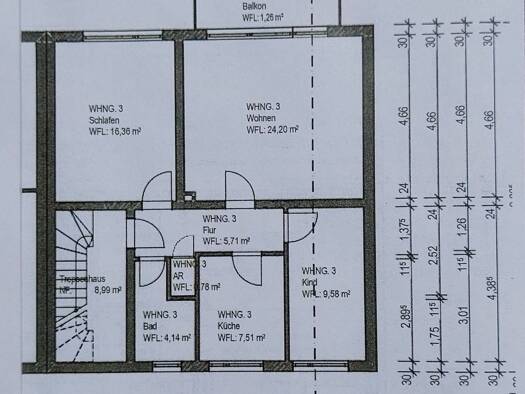 Wohnung zur Miete 650 € 3 Zimmer 69,5 m² frei ab 01.10.2026 Westönnen Werl 59457