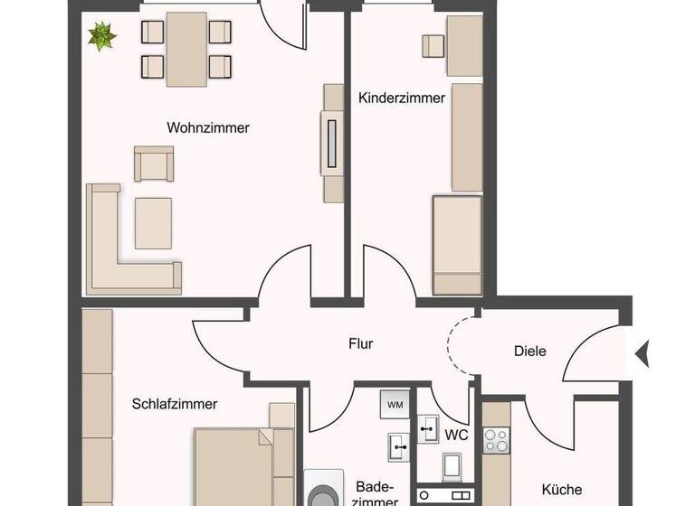 Wohnung zum Kauf 279.000 € 3 Zimmer 78 m² EG Mögeldorf Nürnberg 90482