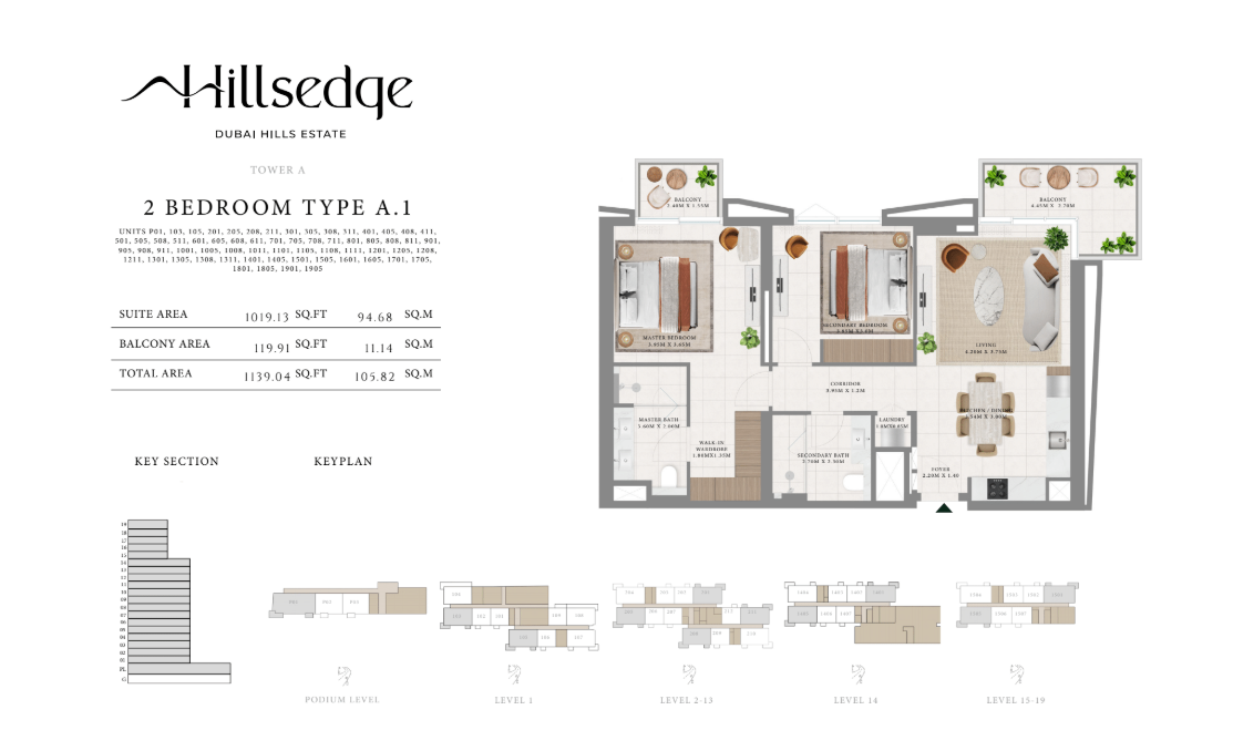 Wohnung zum Kauf 2.800.000 € 3 Zimmer 105,8 m²<br/>Wohnfläche 01.01.2029<br/>Verfügbarkeit Dubai