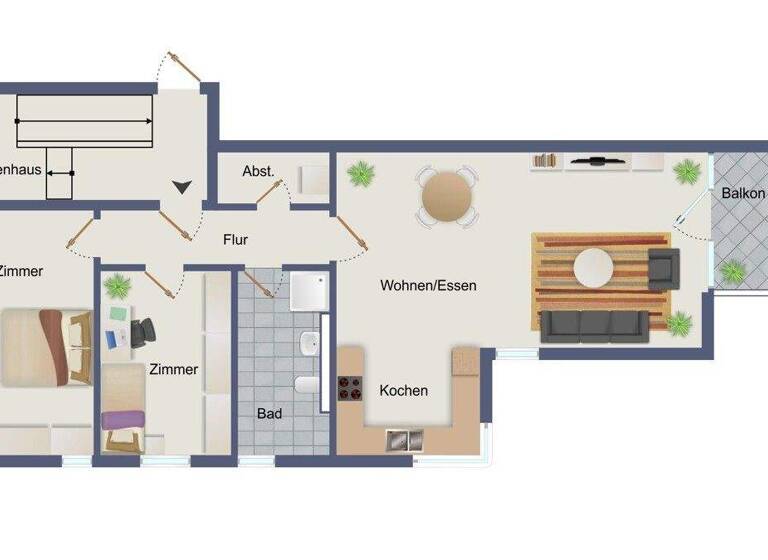 Wohnung zur Miete 880 € 3 Zimmer 84 m² Steinau Petersberg 36100