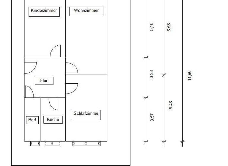 Wohnung zur Miete 525 € 3 Zimmer 81 m² 2. Geschoss Stecknadelallee 6 Grimma 04668