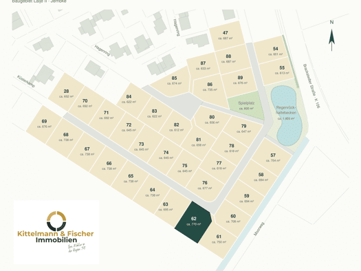 Grundstück zum Kauf provisionsfrei 214.830 € 770 m² Grundstück Küsterkamp 70 Jembke 38477
