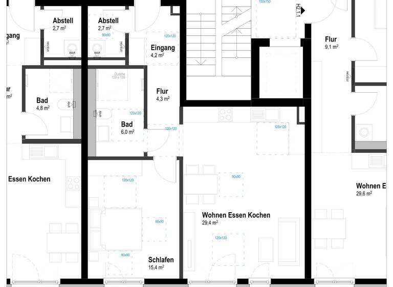 Wohnung zum Kauf provisionsfrei 391.800 € 2 Zimmer 65,3 m²<br/>Wohnfläche Ludwigsfeld Neu-Ulm 89231