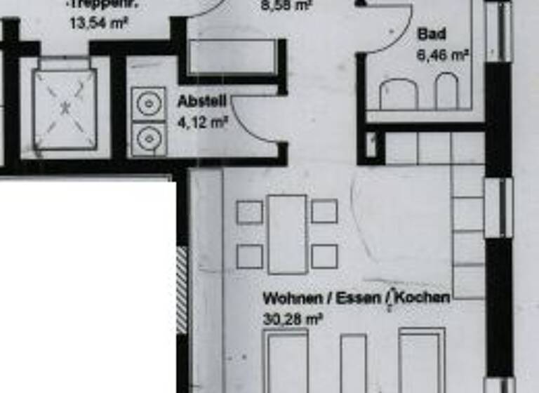 Wohnung zur Miete 950 € 2 Zimmer 75 m² Geschoss 2/3 frei ab sofort Darmstadt 64285