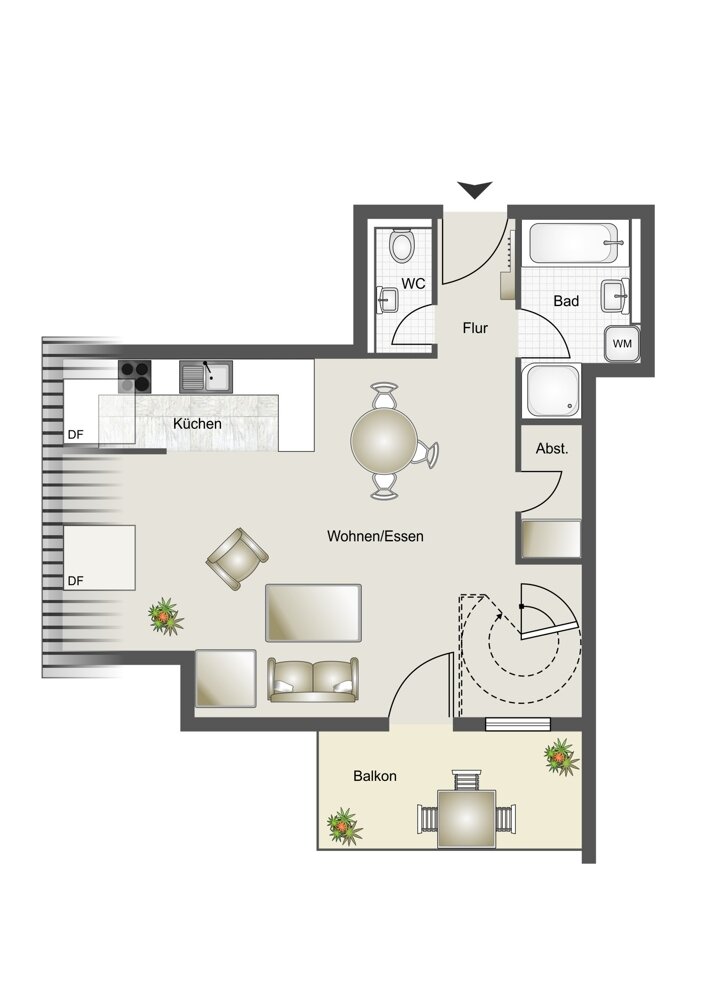 Maisonette zum Kauf 289.000 € 3,5 Zimmer 82 m²<br/>Wohnfläche 3.<br/>Geschoss Neuenstadt Neuenstadt am Kocher 74196