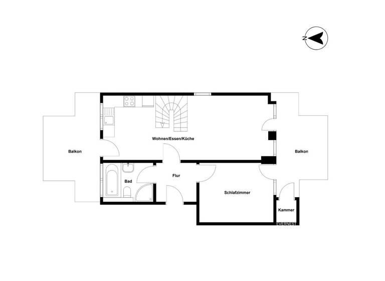 Maisonette zum Kauf 395.000 € 4 Zimmer 95 m² 3. Geschoss Rechlin 17248