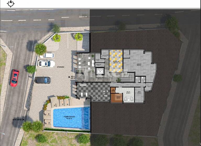 Studio zum Kauf 205.000 € 3 Zimmer 80 m² EG Antalya 07400