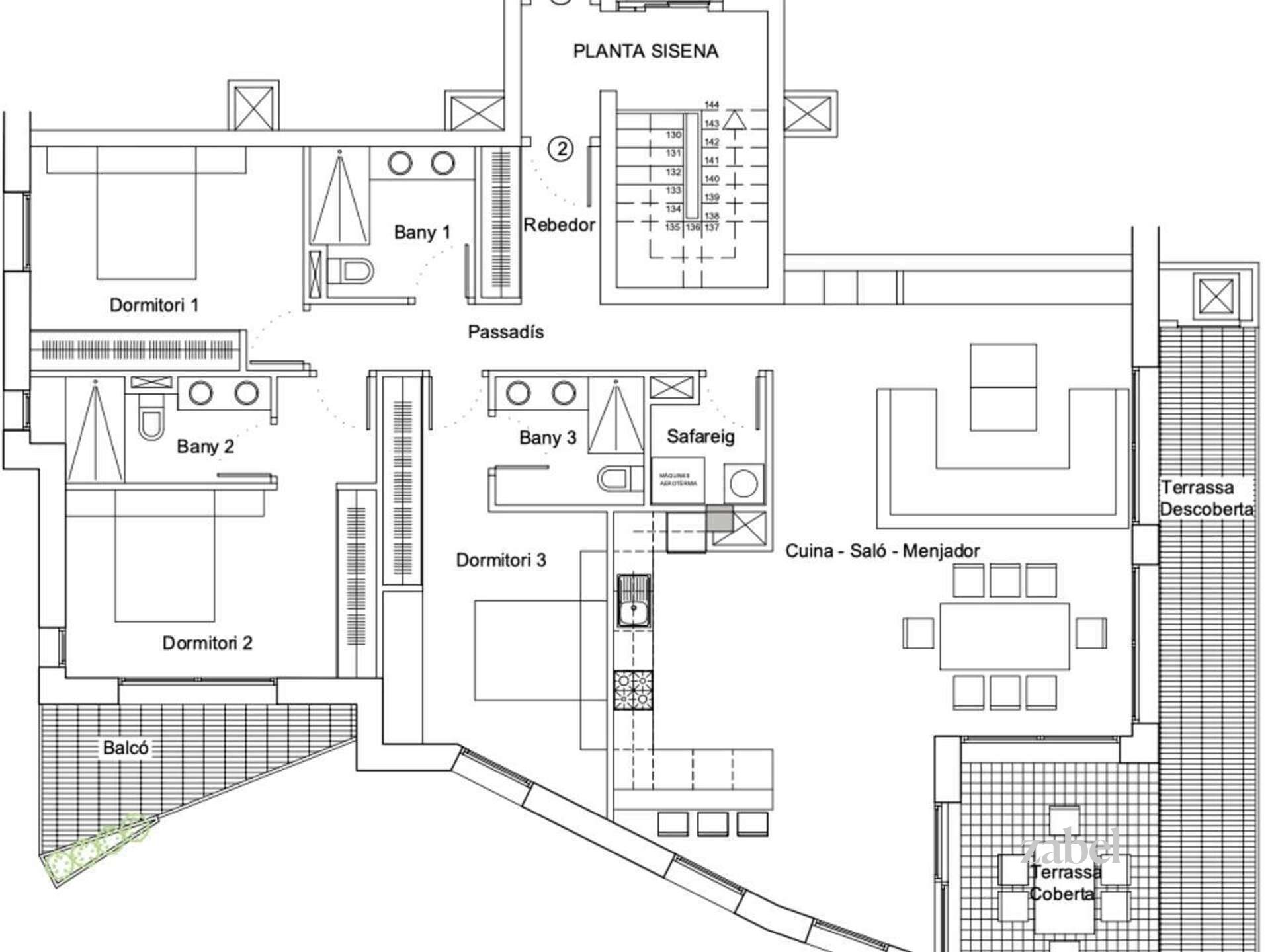 Penthouse zum Kauf provisionsfrei 1.550.000 € 4 Zimmer 157 m²<br/>Wohnfläche Escaldes - Engordany AD700