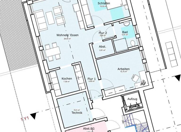 Terrassenwohnung zur Miete 1.112 € 3 Zimmer 89 m² Geschoss EG/4 frei ab 01.07.2026 Pieperstraße 25 Bockum-Hövel Hamm 59075