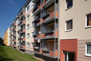 Wohnung zur Miete 386 € 3 Zimmer 71,5 m² 3. Geschoss Boeckmannstraße 12 Mühlhausen Mühlhausen 99974