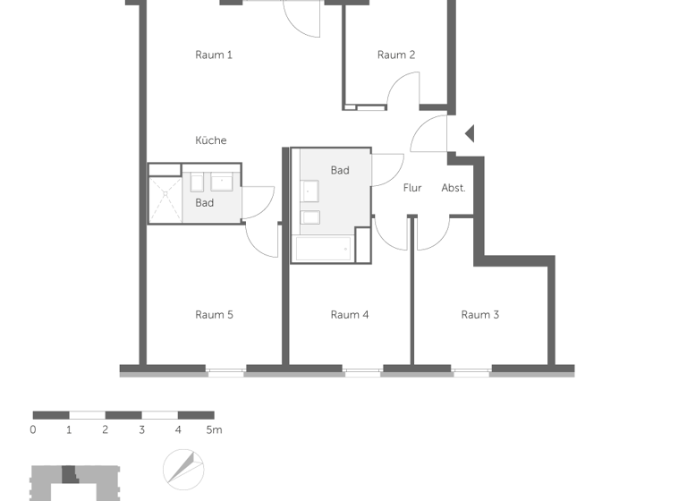 Wohnung zur Miete nur mit Wohnberechtigungsschein 1.101 € 5 Zimmer 95,7 m² 6. Geschoss frei ab sofort Rotfederstraße 64 Tegel Berlin 13599