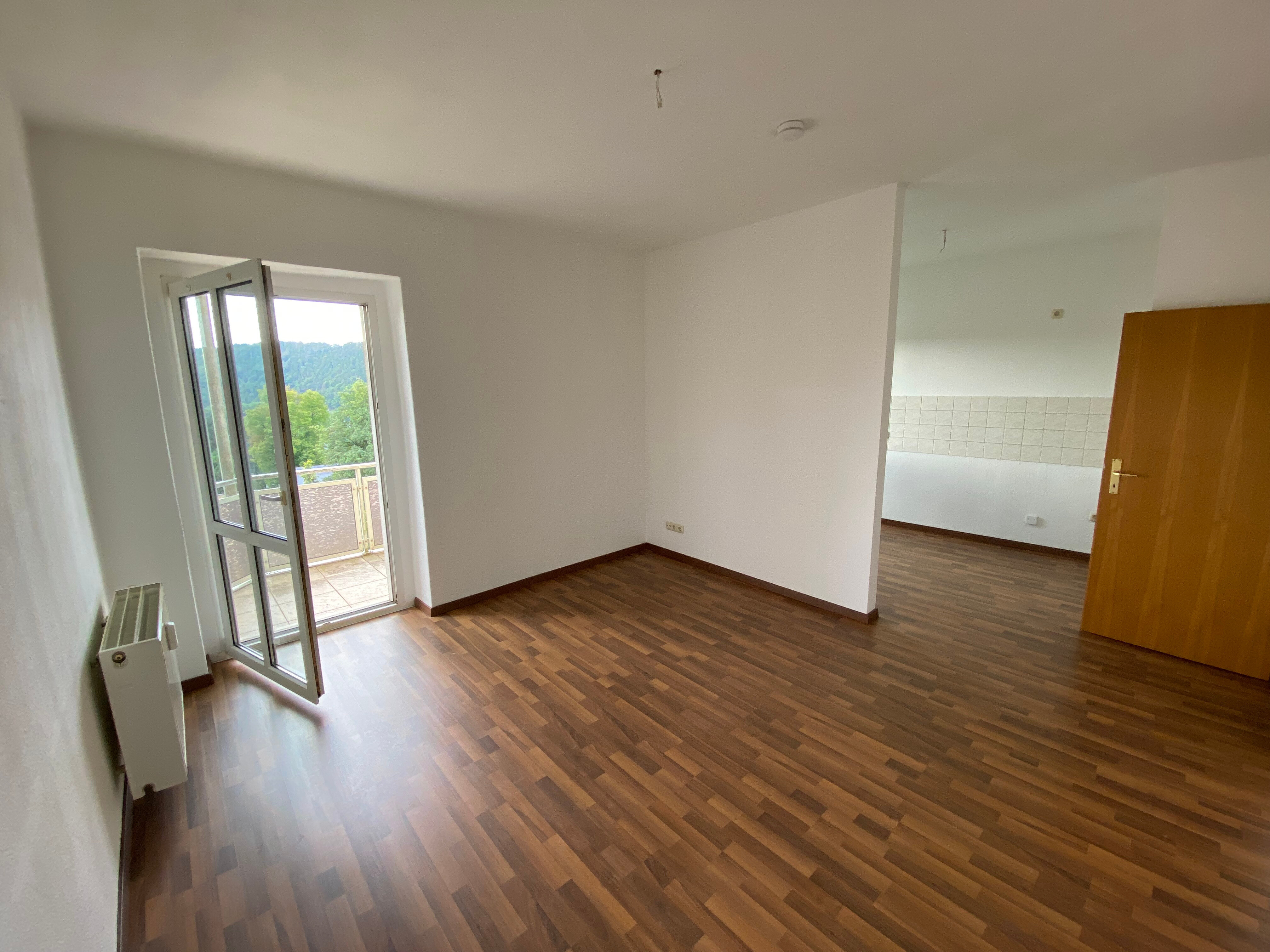 Apartment zur Miete 273 € 2 Zimmer 51,6 m²<br/>Wohnfläche 2.<br/>Geschoss Gartenstraße 25d Berga Berga-Wünschendorf 07980