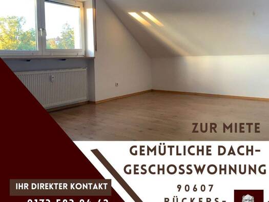 Wohnung zur Miete 480 € 2 Zimmer 37,7 m² frei ab sofort Rückersdorf 90607