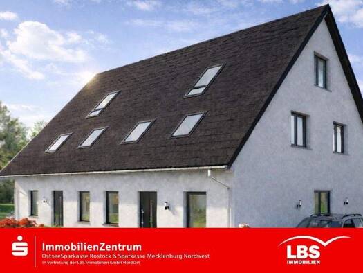 Doppelhaushälfte zum Kauf provisionsfrei 399.000 € 4 Zimmer 110 m² 254 m² Grundstück Neu Fienstorf Broderstorf 18184