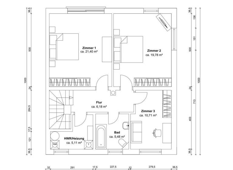 Doppelhaushälfte zum Kauf provisionsfrei 449.000 € 5 Zimmer 145 m² 372 m² Grundstück Großenritte Baunatal / Großenritte 34225