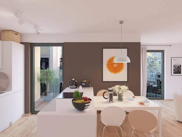 Wohnung zur Miete - Erstbezug 850 € 2 Zimmer 63,5 m² 3. Geschoss frei ab 01.12.2025 Jacobstraße 14 Innenstadt Halle (Saale) 06110
