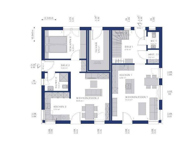 Mehrfamilienhaus zum Kauf 798.964 € 8 Zimmer 209 m² 547 m² Grundstück Mühlenberg 27 Cronenberg Wuppertal 42349