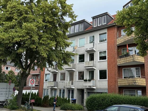 Studio zur Miete 440 € 1 Zimmer 34,2 m² 2. Geschoss frei ab 01.08.2026 Carl-Petersen-Straße 117 Hamm Hamburg 20535
