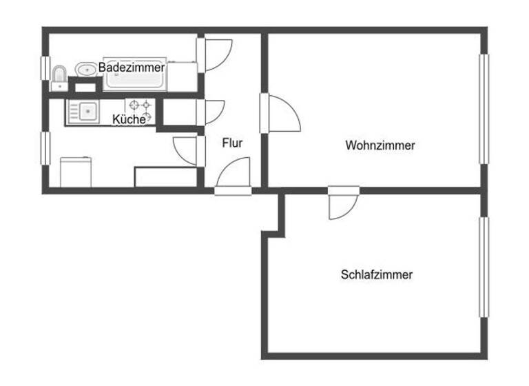 Wohnung zum Kauf 35.000 € 2 Zimmer 47 m² 3. Geschoss Pegau 04523
