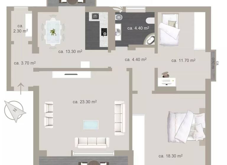 Studio zum Kauf 359.000 € 3 Zimmer 106 m² Lana 39011