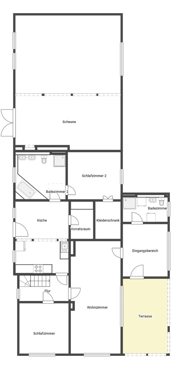 Einfamilienhaus zum Kauf 250.000 € 6 Zimmer 190,2 m²<br/>Wohnfläche 4.104,2 m²<br/>Grundstück Neuhausen Berge 19348