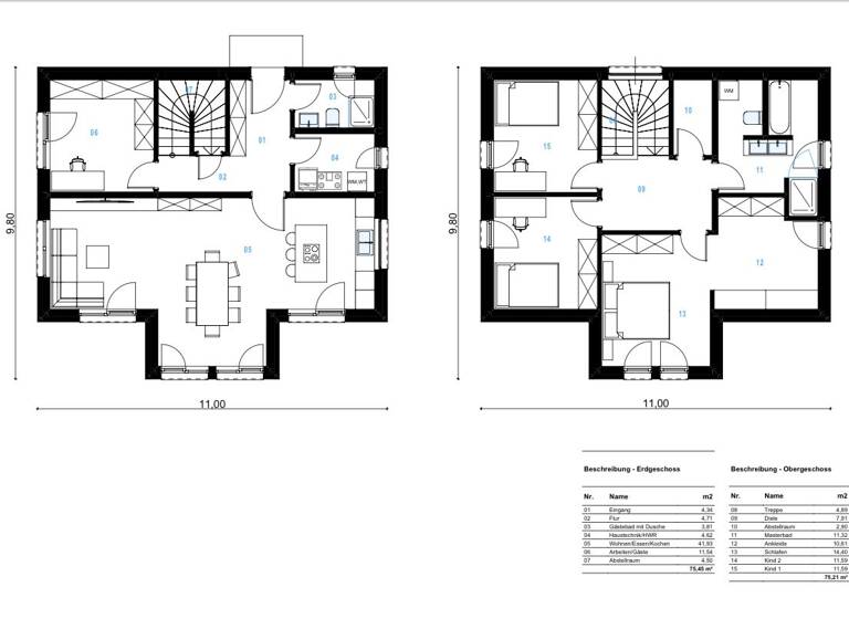 Einfamilienhaus zur Miete 2.000 € 5 Zimmer 135 m² 550 m² Grundstück frei ab sofort Ahornweg 18 Oßling 01920