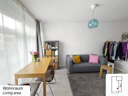 Wohnung zum Kauf 187.000 € 1 Zimmer 27 m² 3. Geschoss Berlin 10827
