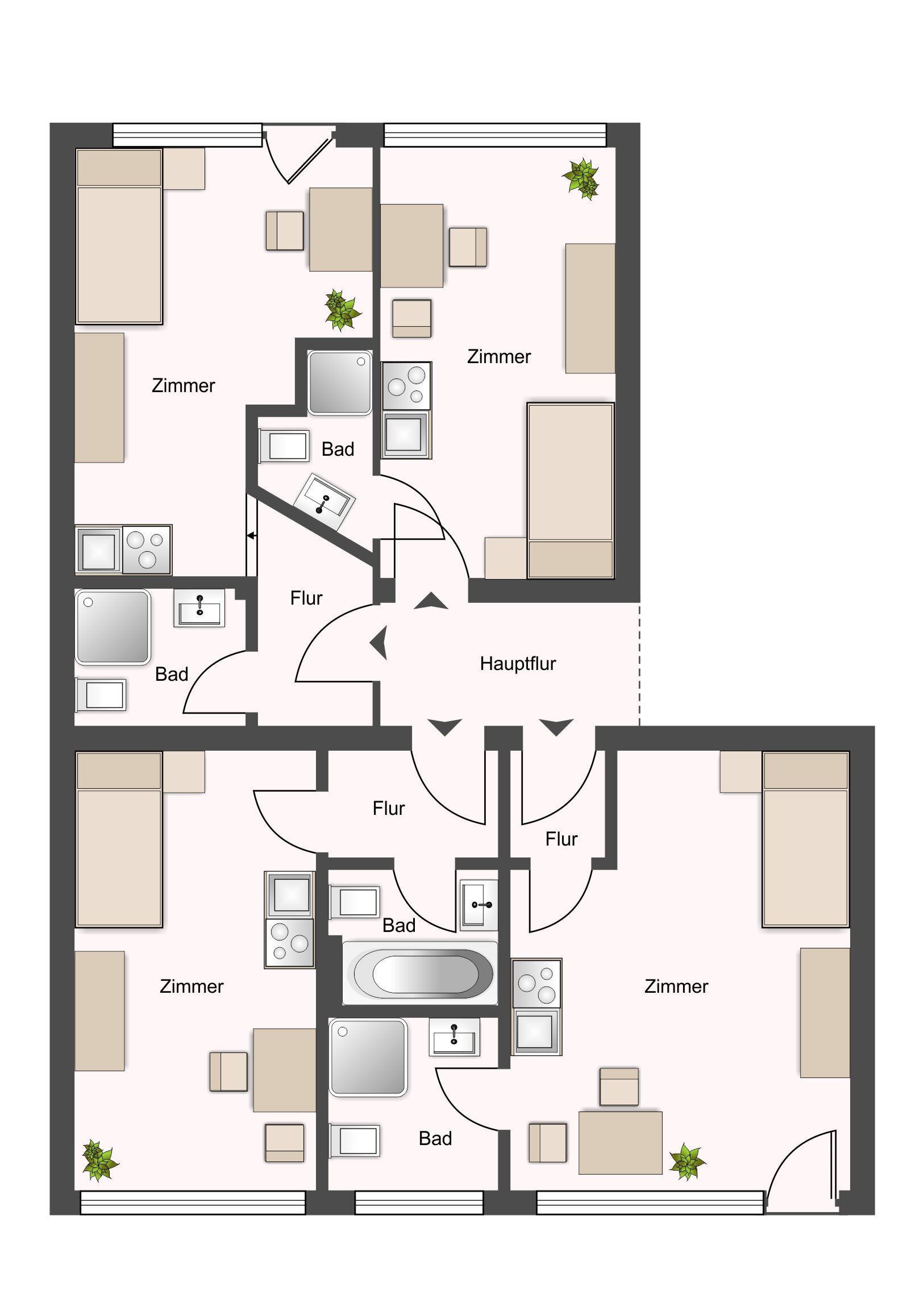 Wohnung zum Kauf 240.000 € 4 Zimmer 87 m²<br/>Wohnfläche 2.<br/>Geschoss Bonner Talviertel Bonn 53113