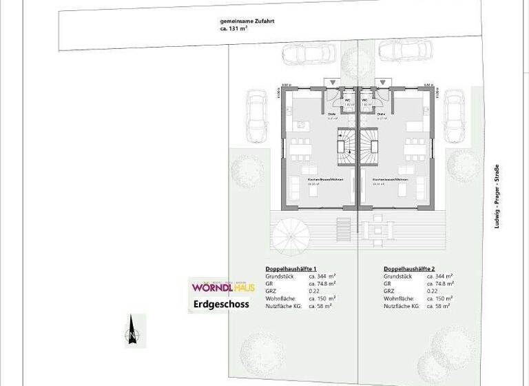Doppelhaushälfte zum Kauf 848.000 € 6 Zimmer 150 m² Kolbermoor 83059