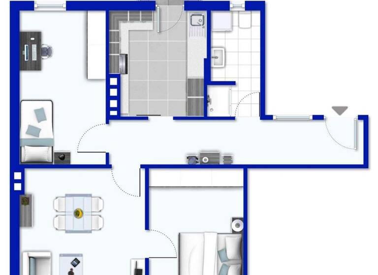 Wohnung zum Kauf 321.000 € 3 Zimmer 67 m² 2. Geschoss West Stuttgart 70178