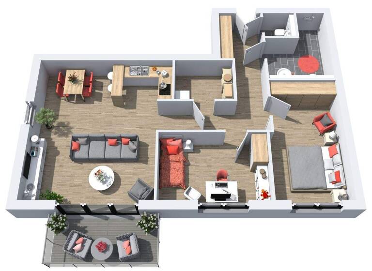 Wohnung zum Kauf - Erstbezug als Kapitalanlage geeignet 369.500 € 3 Zimmer 85,5 m² Lindenstraße 62 Stadtmitte Grevenbroich 41515