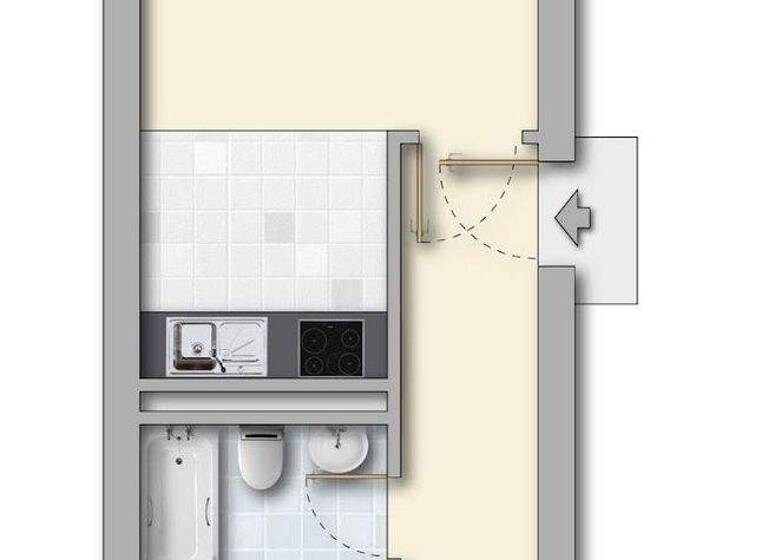 Wohnung zur Miete 275 € 2 Zimmer 44 m² 1. Geschoss frei ab 01.05.2026 Südstraße 10 Ohrdruf 99885