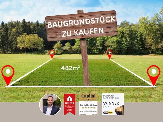 Grundstück zum Kauf 410.000 € 482 m² Grundstück Fischbach Nürnberg 90475