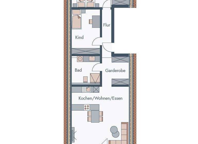 Wohnung zum Kauf - Erstbezug 406.000 € 3 Zimmer 74,5 m² 2. Geschoss Holzheim Neumarkt in der Oberpfalz / Holzheim 92318