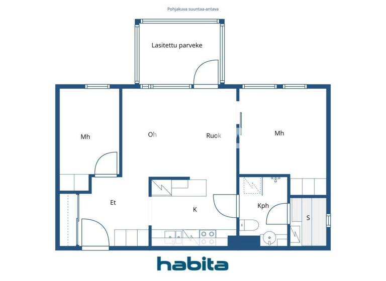 Studio zum Kauf 383.000 € 3 Zimmer 54,5 m² 5. Geschoss Liukulaakerinkuja 3 Helsinki 00520