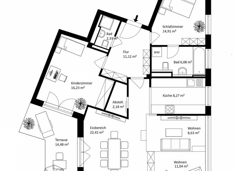 Wohnung zum Kauf 1.099.000 € 3 Zimmer 94 m²<br/>Wohnfläche EG<br/>Geschoss Pasing-Obermenzing München 81247